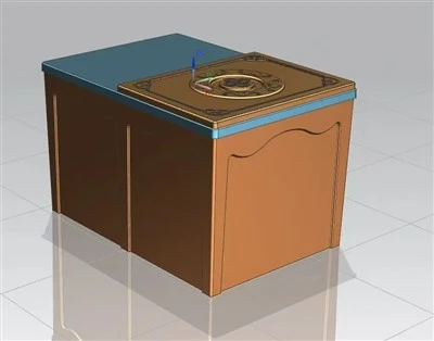 Molde de caja de degradación subterránea de material compuesto