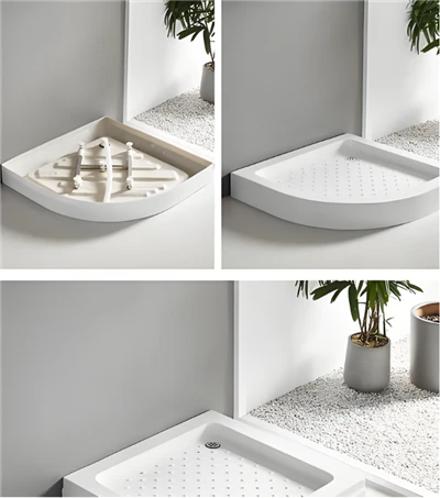 Molde de piso de baño de melamina